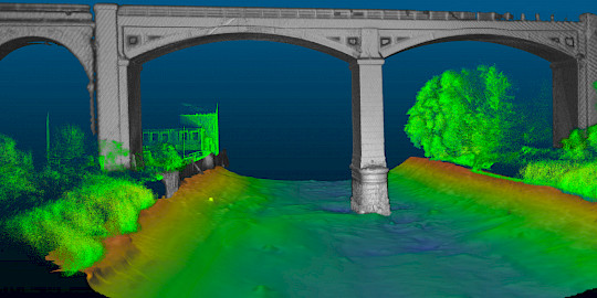 Asset Inspection Data - 3D Scanning sonar, Multibeam echo sounder, laser scanner data.